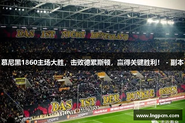 慕尼黑1860主场大胜，击败德累斯顿，赢得关键胜利！ - 副本